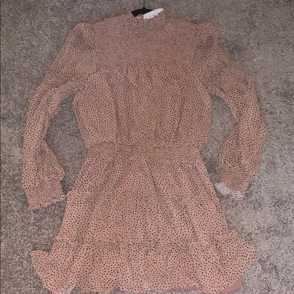 mustard seed smocked dress